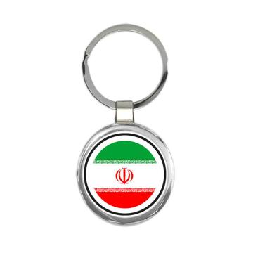 Iran : Gift Keychain Flag Never Underestimate Power Iranian Expat Country Made in USA