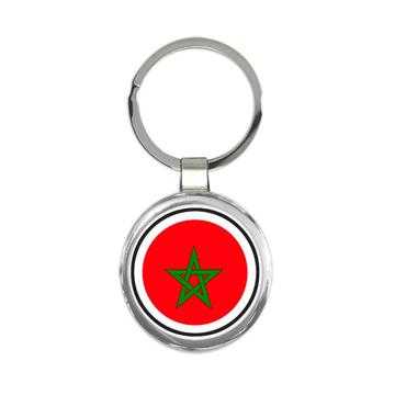 Morocco : Gift Keychain Flag Never Underestimate The Power Moroccan Expat Country