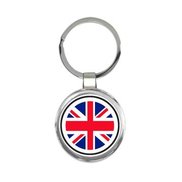 United Kingdom : Gift Keychain Flag Never Underestimate Power British Expat Country