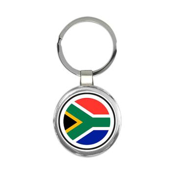 South Africa : Gift Keychain Flag Never Underestimate The Power African Expat Country