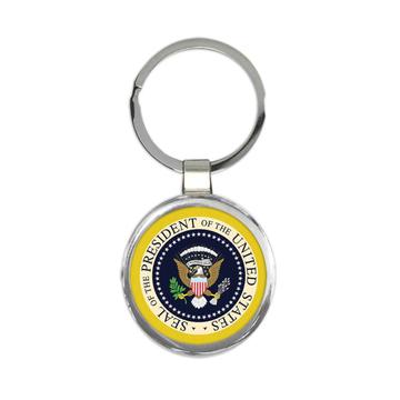 Presidential Seal : Gift Keychain American Patriot Trump USA United States