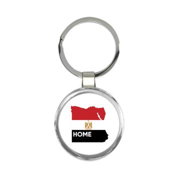 Egypt Home MAP Flag : Gift Keychain Egiptian Epat Country Pride Souvenir