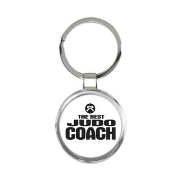 The Best Judo Coach : Gift Keychain Sports Trainer Martial Arts