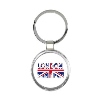 London : Gift Keychain Flag City Expat Souvenir Travel UK England