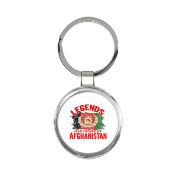 Legends are Made in Afghanistan: Gift Keychain Flag Afghan Expat Country
