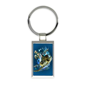 Cute Turtle Photography : Gift Keychain Turtles Water Animals Nature Protection Ocean