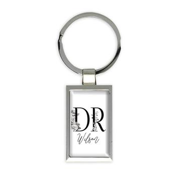 Doctor Personalized : Gift Keychain Gift Cute Floral Boho Medicine Graduation Customizable