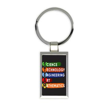 Arts Sign Creativity : Gift Keychain Steam Science Technology Engineering Math Life Support