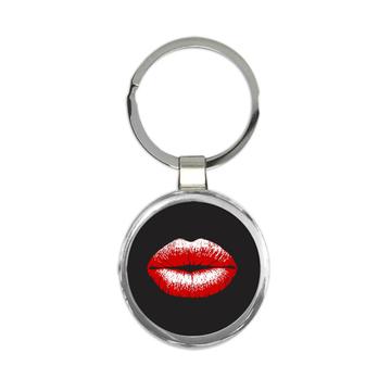 Puffy Lips : Gift Keychain Lipstick Sexy Romantic Love Lover Birthday Kiss Kissing