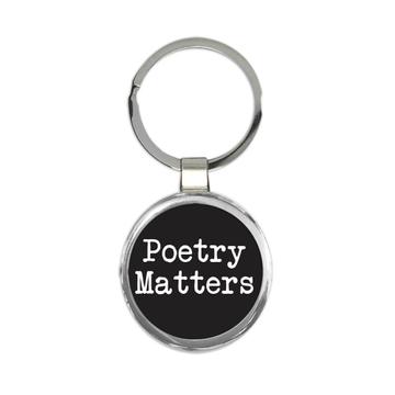 Poetry Matters : Gift Keychain Poet
