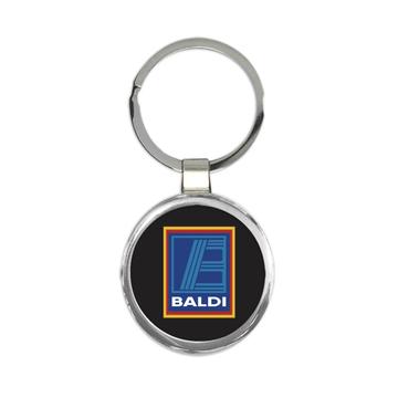 Baldi Art Print : Gift Keychain For Him Best Friend Bald Coworker Funny Humor Aldi Old