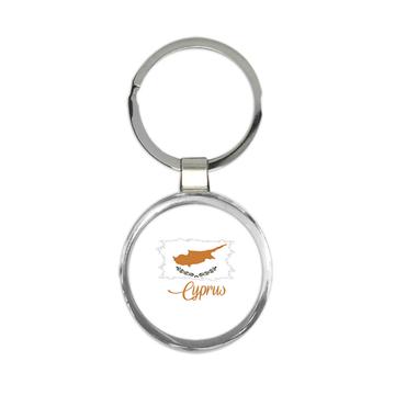 Cyprus Flag : Keychain Gift  Cypriot Country Expat