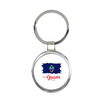 Guam Flag : Keychain Gift  Guamanian Country Expat