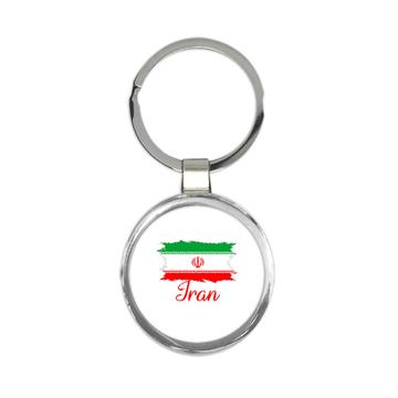 Iran Flag : Keychain Gift  Iranian Country Expat