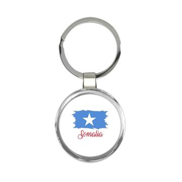 Somalia Flag : Keychain Gift  Somali Country Expat