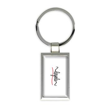 Angola Flag Colors : Gift Keychain Angolan Travel Expat Country Minimalist Lettering