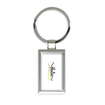 Bhutan Flag Colors : Gift Keychain Bhutanese Travel Expat Country Minimalist Lettering