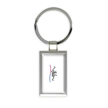Chile Flag Colors : Gift Keychain Chilean Travel Expat Country Minimalist Lettering