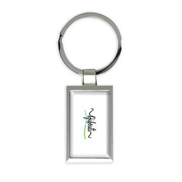 Djibouti Flag Colors : Gift Keychain Djiboutian Travel Expat Country Minimalist Lettering