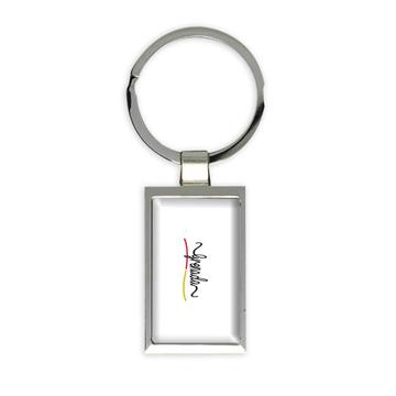 Grenada Flag Colors : Gift Keychain Grenadian Travel Expat Country Minimalist Lettering