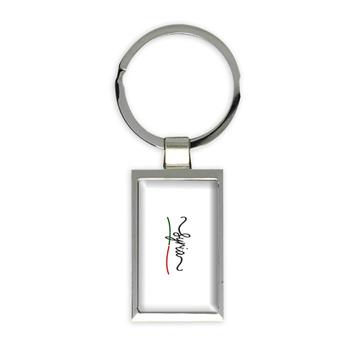Syria Flag Colors : Gift Keychain Syrian Travel Expat Country Minimalist Lettering