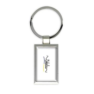 Tokelau Flag Colors : Gift Keychain Travel Expat Country Minimalist Lettering
