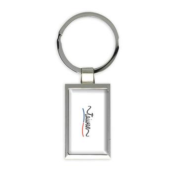 Taiwan Flag Colors : Gift Keychain Taiwanese Travel Expat Country Minimalist Lettering