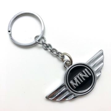 Mini Metal : Keychain Gift Logo Ring Key Fob Car Holder Metallic