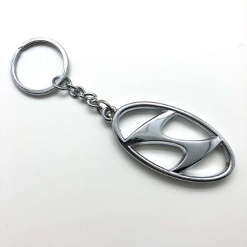 Hyundai Metal : Keychain Gift Logo Ring Key Fob Car Holder Metallic