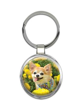 Chihuahua : Gift Keychain Pet Animal Puppy Funny Dog Cute Canine Pets Dogs