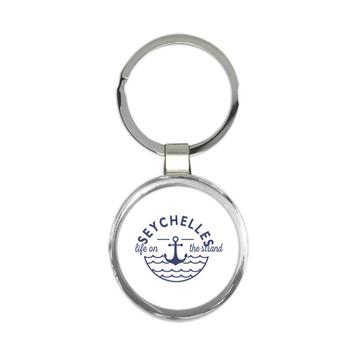 Seychelles Life on the Strand : Gift Keychain Beach Travel Souvenir Seychelles