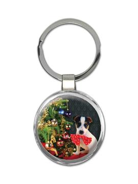 Jack Russell Terrier Christmas : Gift Keychain Dog Pet Puppy Tie Animal Cute
