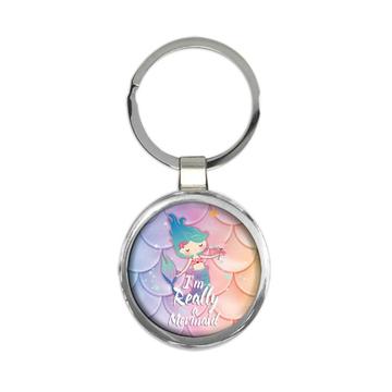 Mermaid : Gift Keychain At Heart Coffee Girl Cute Scales Trend For Girls Teens