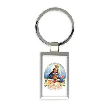 Our Lady of Altagracia Virgen de Altagracia : Gift Keychain Catholic Saints Religious Saint Holy God