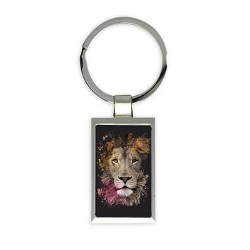 Lion Photography Portrait : Gift Keychain Wild Feline Cat Animal King Safari Africa Cute