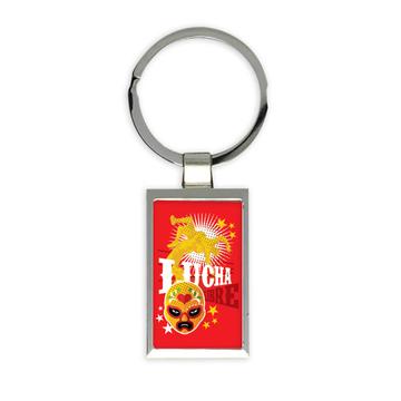 Lucha Libre Fighters : Gift Keychain Mexican Sport Mexico Luchador Wrestling Martial Arts Print