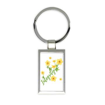 Tiny Flowers Art Integrity : Gift Keychain Cute Flower Floral Delicate Birthday For Her Woman Friend
