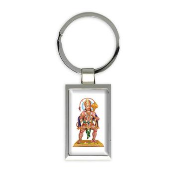 Hanuman Hindu : Gift Keychain Indian God For Home Wall Decor Vintage Style Devotional