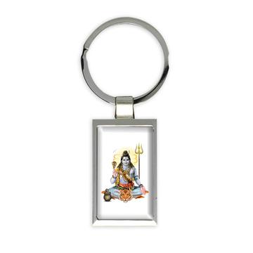 Shiva Hindu Art : Gift Keychain Indian God Devotional Poster Home Decor Vintage