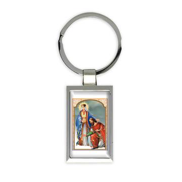 Saint Clotilde : Gift Keychain Catholic Religious