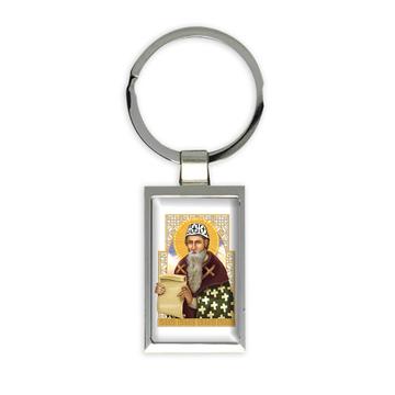Saint Ciryl of Alexandria : Gift Keychain Catholic Religious