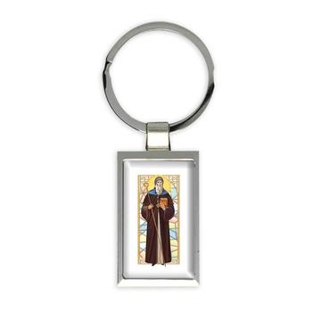 Saint David of Munktorp : Gift Keychain Catholic Religious
