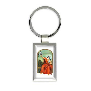 Saint Elisha : Gift Keychain Catholic Religious