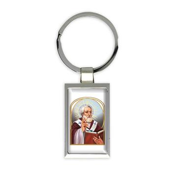 Saint Paulinus of Nola : Gift Keychain Catholic Religious