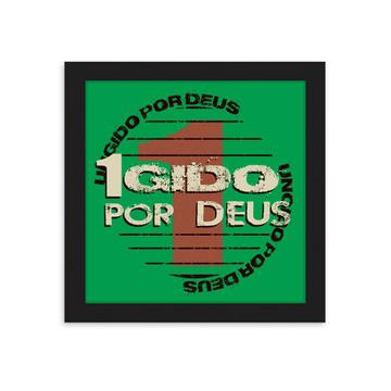 Ungido por Deus : Gift Poster Christian Evangelical Portuguese