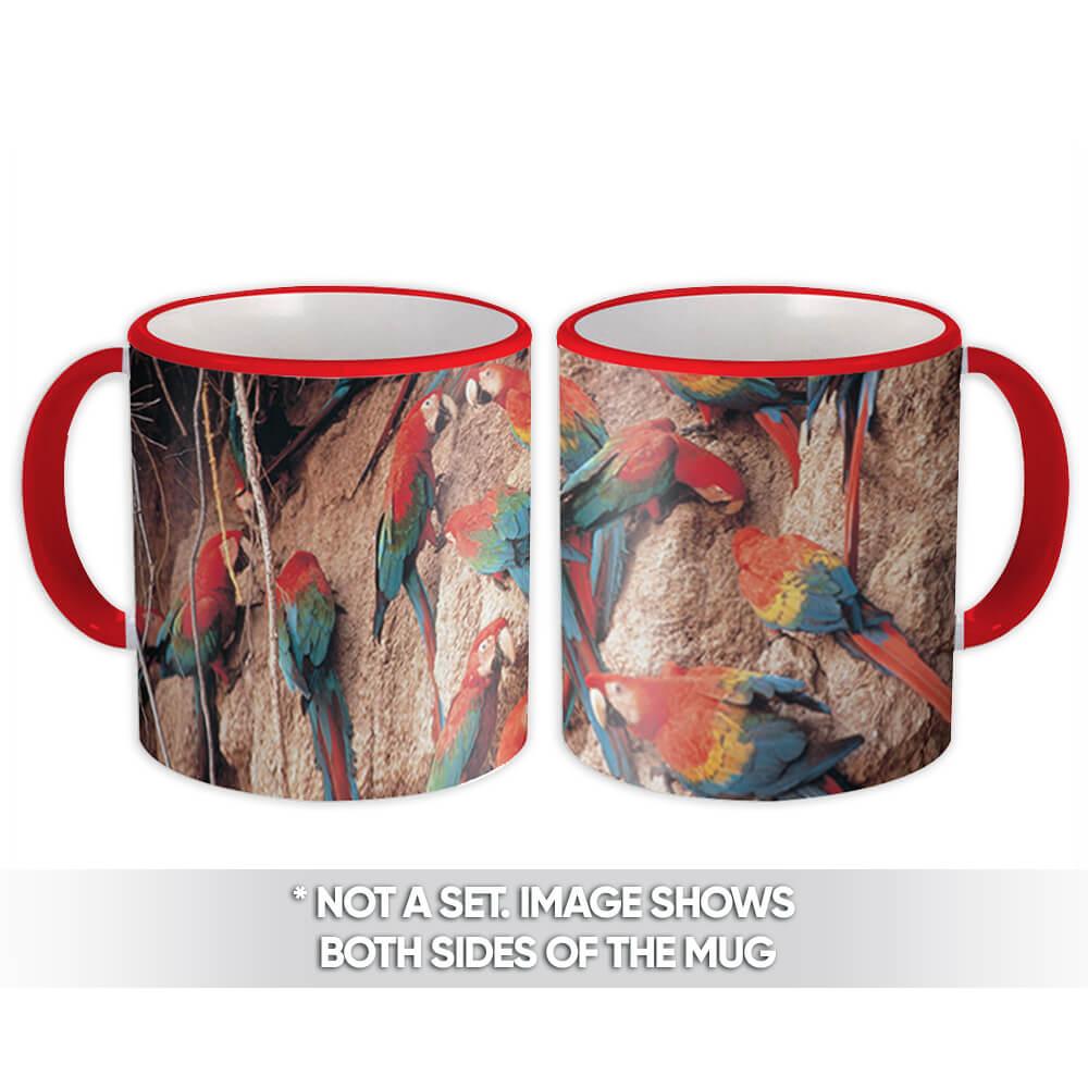 Mug Bird Macaw Tropical Nature Ecology Funny Gift Parrot and Cockatoo 