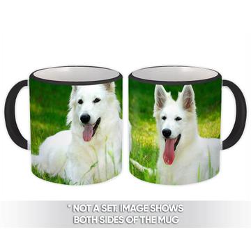 White Shepherd : Gift Mug Dog Pet Puppy Animal Canine Pets Dogs