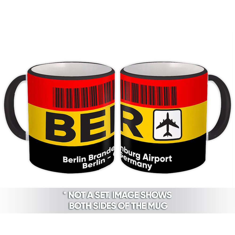 Gift Mug : Germany Berlin Brandenburg Airport BER Travel Airline Pilot AIRPORT