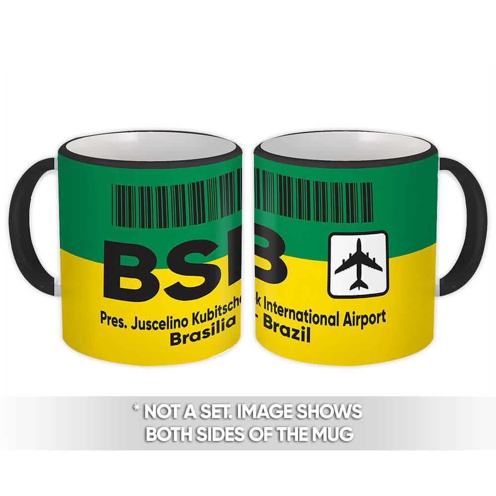 Gift Mug : Brazil Airport Brasilia BSB Brasil Travel Airline Pilot AIRPORT