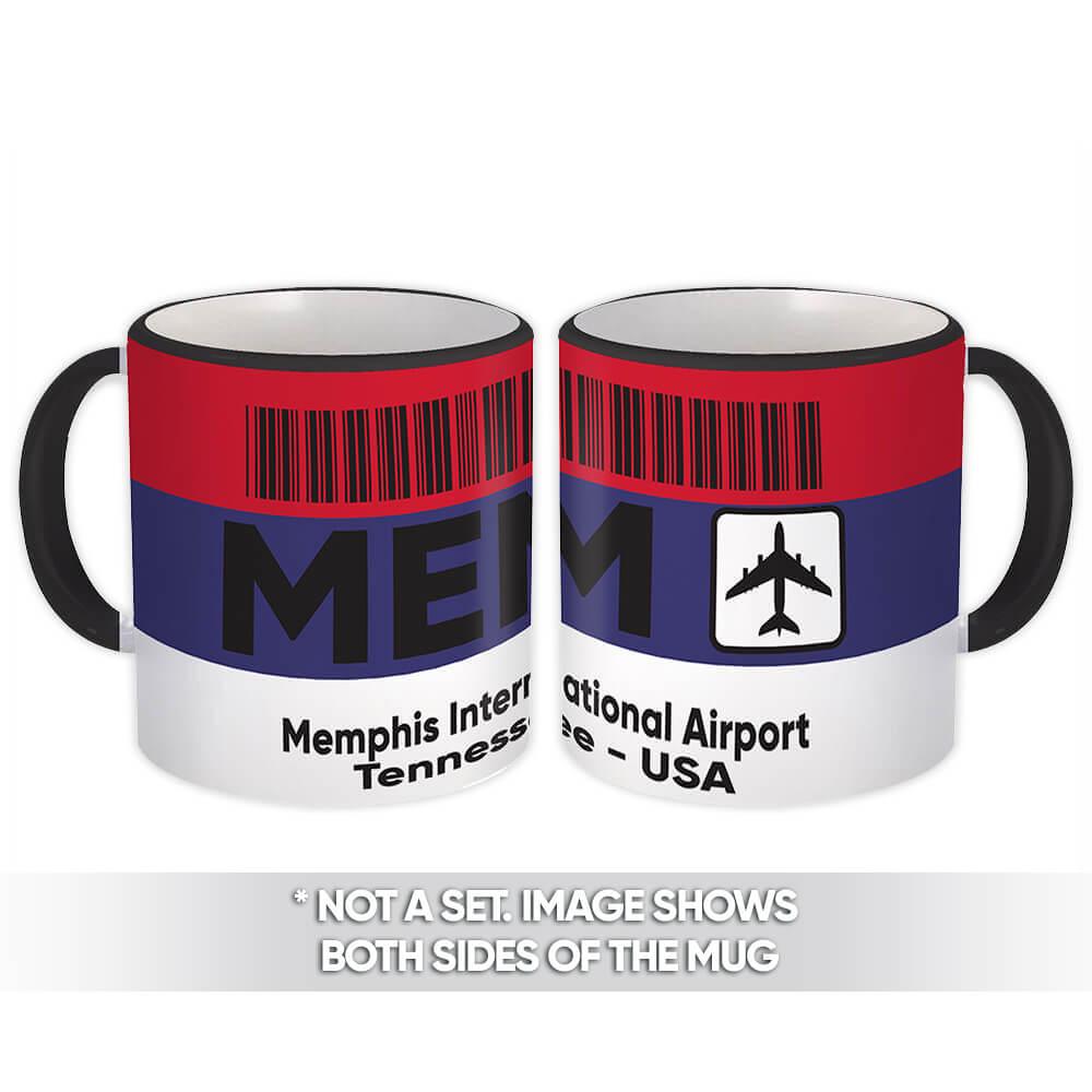 Gift Mug : USA Memphis Airport Tennessee MEM Travel Airline Pilot AIRPORT